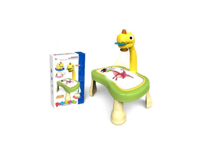 Дитячий стіл для малювання "Діно" з проектором 6634