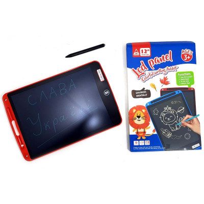 Планшет для малювання LCD Writing Tablet 12'' монохромний 1202