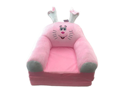 Дитяче крісло-диван НікоМ Заєць 120х51х35 см 0373