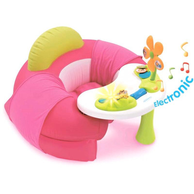 Дитяче крісло Smoby Cotoons з ігровою панеллю Рожеве 110211