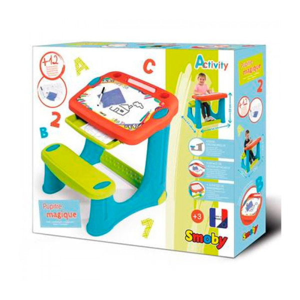 Парта-дошка "Магічна" з 12 аксес. 56 х 57 х 52 см оранжева 3+ 420221 Парта-дошка "Магічна" з 12 аксес. 56 х 57 х 52 см оранжева 3+ 420221