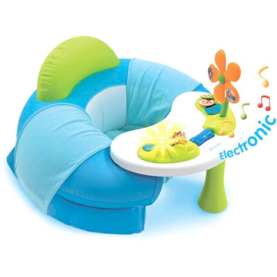 Дитяче крісло Smoby Toys Cotoons з ігровою панеллю Блакитне 110210
