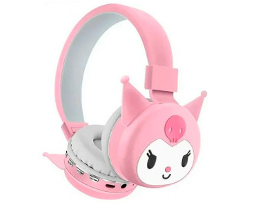 Дитячі бездротові Навушники Куромі Kuromi AH-806Y_Pink