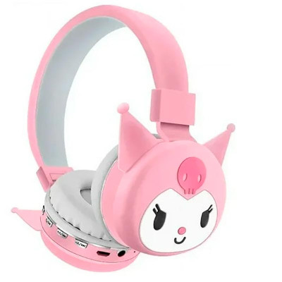 Дитячі бездротові Навушники Куромі Kuromi AH-806Y_Pink