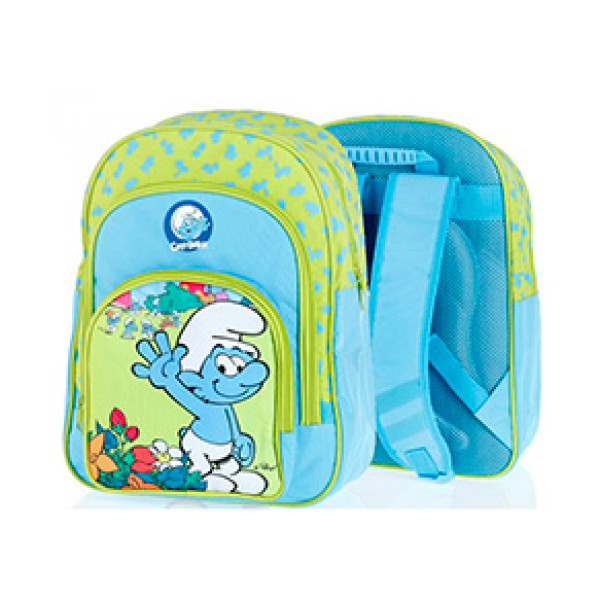 Рюкзак "СМУРФІКИ" зелено-блакитний полегшений EVA 15259