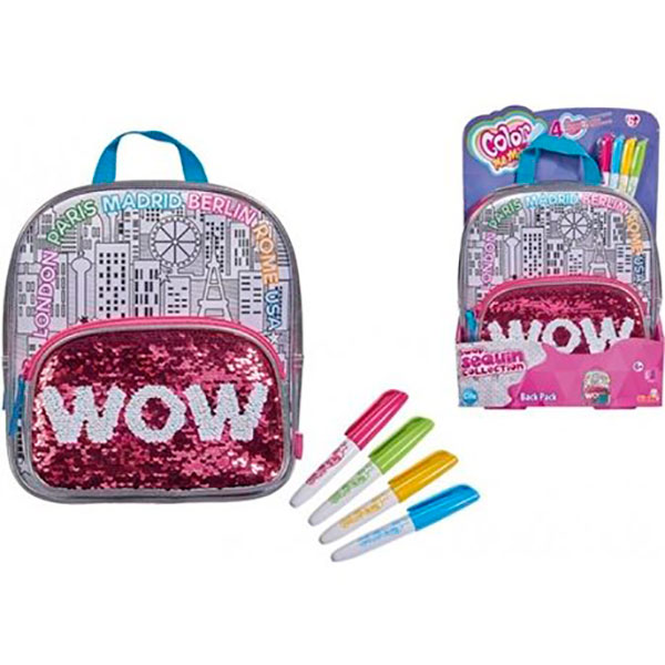 Сумка-рюкзак Simba Color me mine "Колор Мі Майн. Хамелеон" з блискучими пай 106374266