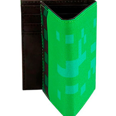 Гаманець JINX Minecraft Pocket Creeper Tri-fold Nylon Wallet-N/A-Green 5348