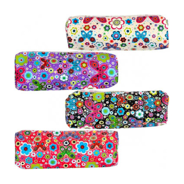 Пенал-косметичка "Квіти з метеликами" PC002