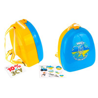 Детячий рюкзак ТехноК 27 см пластиковий 8379_Blue-Yellow