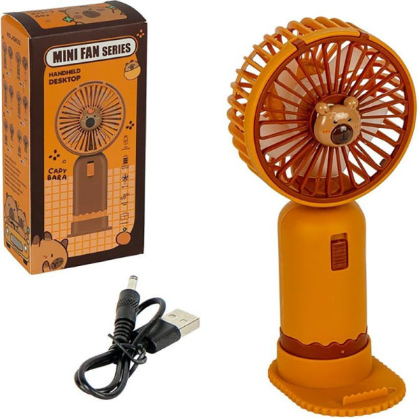 Ручний Вентелятор Капібара №3 з акумулятором K0105