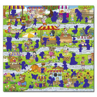 Книга з наліпками Глорія Хто це? Що це? Фіолетова 367957