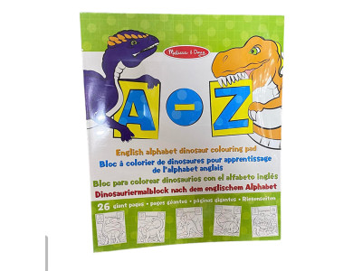 Гігантська розмальовка Melissa & Doug Алфавіт Динозаври MD19111