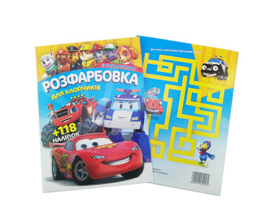 Книжка "Кумедні тварини" з обємними наліпками 052925