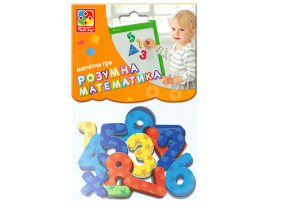 Розвиваюча гра Vladi Toys "Цифри та геомтричні фігури" на магнітах VT5900-01