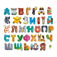 Гра розвиваюча Vladi Toys Диво-букви Абетка магнітна VT5411-18
