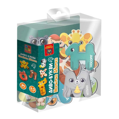 Гра розвиваюча Vladi Toys Диво-букви Абетка магнітна VT5411-18