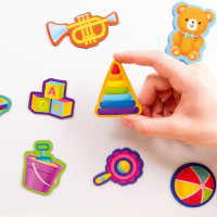 Розвиваюча гра Vladi Toys "Іграшки" набір магнітів VT3106-33