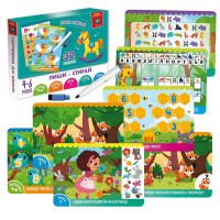 Розвиваюча гра Vladi Toys "Коник" пиши-стирай картки VT5010-41 Розвиваюча гра Vladi Toys "Коник" пиши-стирай картки VT5010-41