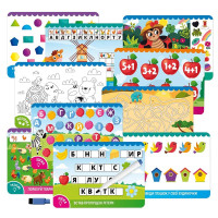 Розвиваюча гра Vladi Toys "Коник" пиши-стирай картки VT5010-41 Розвиваюча гра Vladi Toys "Коник" пиши-стирай картки VT5010-41