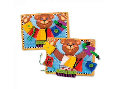 Головоломка MELISSA&DOUG дерев'яна Дошка-застібка 13784