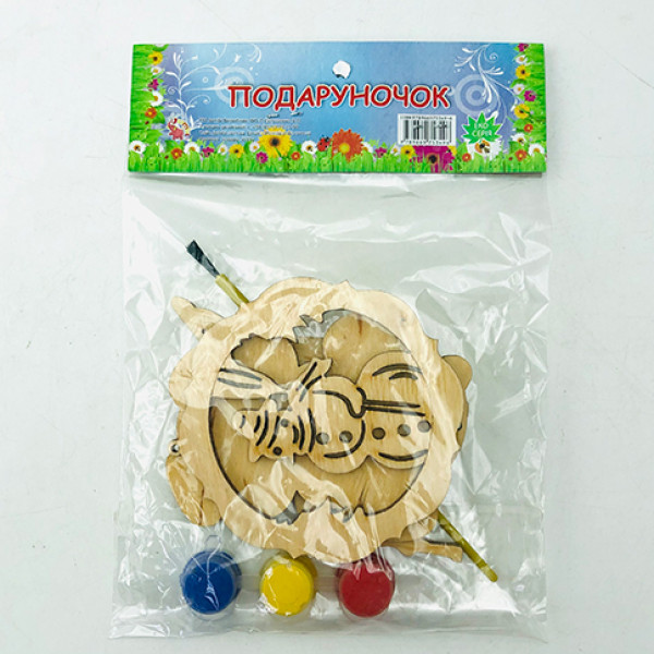 Дерев'яне забарвлення "Прикраса на ялинку" НГ1904