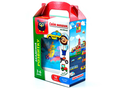 Настільна гра Vladi Toys "Світ машин на кільці" з картками VT5000-08 Настільна гра Vladi Toys "Світ машин на кільці" з картками VT5000-08