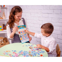 Алфавіт магнітний Vladi Toys Академія розвитку з дошкою VT5412-01