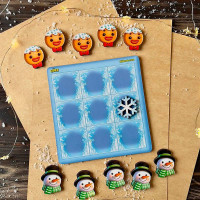 Сортер Хрестики-нуліки "Пряники проти сніговиків" ПСФ012 Сортер Хрестики-нуліки "Пряники проти сніговиків" ПСФ012