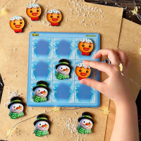 Сортер Хрестики-нуліки "Пряники проти сніговиків" ПСФ012 Сортер Хрестики-нуліки "Пряники проти сніговиків" ПСФ012