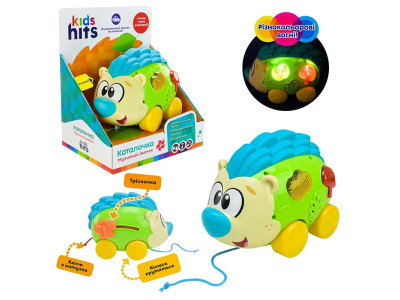 Каталка Kids Hits їжачок на батарейках зі світлом і звуком KH18/001 Каталка Kids Hits їжачок на батарейках зі світлом і звуком KH18/001
