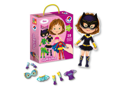 Одевалка Vladi Toys "Єва" магнітна VT3702-08