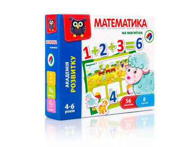 Настільна гра Vladi Toys Математика на магнітах навчальна VT5411-04