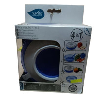 Тарілка малюка Nuvita 4в1 6м+ Синя NV1465Blue_УЦІНКА