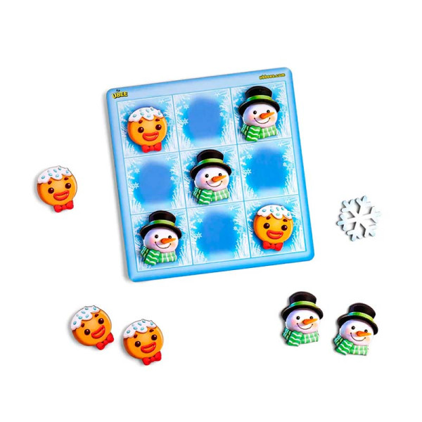 Сортер Хрестики-нуліки "Пряники проти сніговиків" ПСФ012 Сортер Хрестики-нуліки "Пряники проти сніговиків" ПСФ012