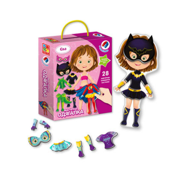 Одевалка Vladi Toys "Єва" магнітна VT3702-08 Одевалка Vladi Toys "Єва" магнітна VT3702-08