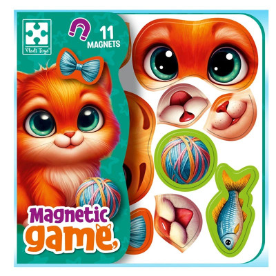 Розвиваюча гра Vladi Toys "Емоції Кошеняти" магнітна VT3220-05