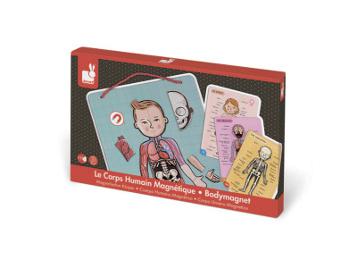 Ігровий магнітний набір Janod "Тіло людини" J05491 Ігровий магнітний набір Janod "Тіло людини" J05491