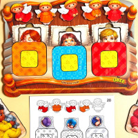 Пазл-вкладиш UBEE Малюки у ліжечку з дерева ПСД303 Пазл-вкладиш UBEE Малюки у ліжечку з дерева ПСД303