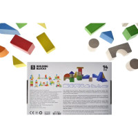 Розвиваюча гра qbee "Будівельні блоки" 14 деталей дерев'яна QB700-008