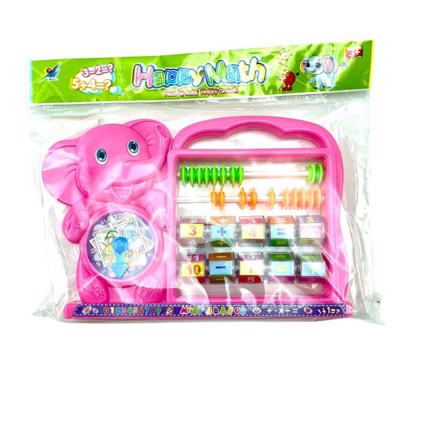 Рахівничка "Слоник" 838-11_Pink