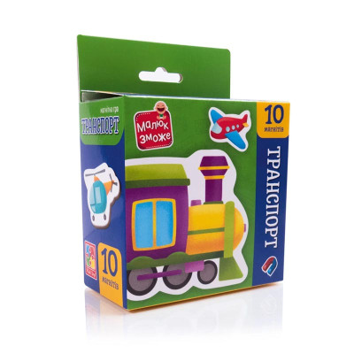 Розвиваюча гра Vladi Toys "Транспорт" набір магнітів VT3106-35