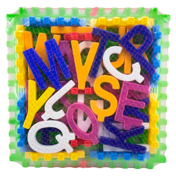 Набір фігурок букв Бамсик Вивчай англійські літери 114/31_Green