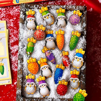 Розвиваюча гра з картками UBEE "Ялинкова гілочка з прикрасами" з дерева ПСФ139