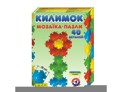 Мозаїка для дітей Технок Килимок 40 деталей 2940
