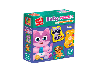 Настільна гра Vladi Toys пазли Хатні улюбленці розвиваючі VT1722-25