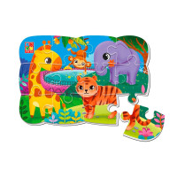 М'які пазли Vladi Toys А5 Малюк зможе "Зоопарк" магнітні VT3205-90