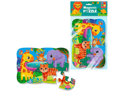 Мякі пазли Vladi Toys А5 Малюк зможе "Зоопарк" магнітні VT3205-90