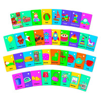 Гра розвиваюча Vladi Toys карти на кільці. Англійська. Будинки VT5000-18 Гра розвиваюча Vladi Toys карти на кільці. Англійська. Будинки VT5000-18