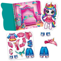 Розвиваюча гра Vladi Toys "Єдиноріжка" з липучками VT1320-01