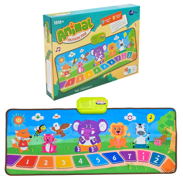 Музичний килимок цифри і звуки тварин 757-11 Музичний килимок цифри і звуки тварин 757-11